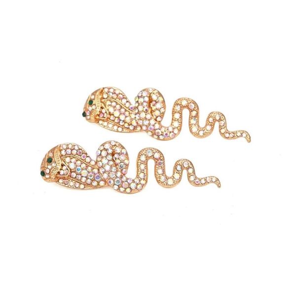 BJ Cobra Snake Earrings. NWT - Picture 2 of 6